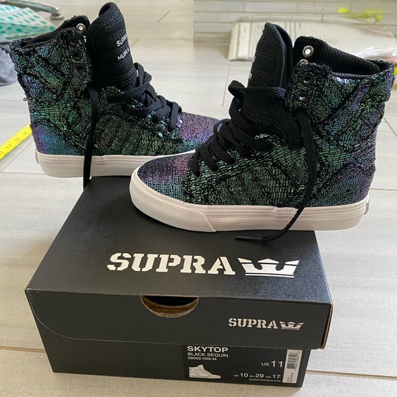 Supra Other - Supra Skytop Sneakers little girl size 11